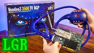 3dfx Voodoo 3 3500 TV Video Radio BIG DONGLE [upl. by Atiuqal]