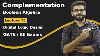 Complement Function Boolean Algebra  Complement of Function Boolean  Digital Logic Design GATE [upl. by Badger]