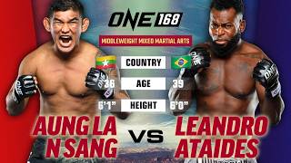 When Two Beasts Go At It 👊 Aung La N Sang vs Leandro Ataides [upl. by Maure885]