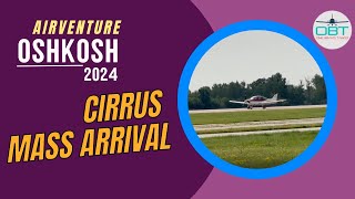 Cirrus SR Series Mass Arrival  Airventure Oshkosh 2024 [upl. by Simmons]