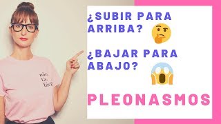 PLEONASMOS O REDUNDANCIAS  español espanhol [upl. by Aciretahs]