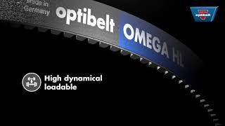 optibelt OMEGA HL  High performance timing belts for HTD  RPP pulleys [upl. by Pollie]