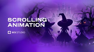 Captivating Scrolling Animation In Wix Studio [upl. by Malina]