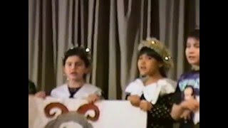 Christmas Concert 1991 Grade 5 Maani Ulujuk School Rankin Inlet [upl. by Deehsar619]