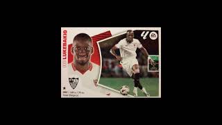 CROMO DE LUKEBAKIO EN EL SEVILLA FC 2425 shorts shortvideo DoDiLukebakio Lukebakio SevillaFC [upl. by Nnauol]