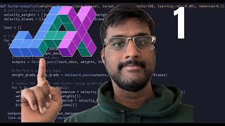 Tutorial on creating a simple MLP with backpropagation in JAX  History of ML ep 1 [upl. by Laehcim]