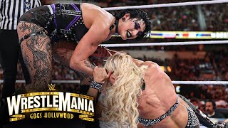 Charlotte Flair vs Rhea Ripley – SmackDown Womens Title Match WrestleMania 39 Saturday Highlights [upl. by Plossl]