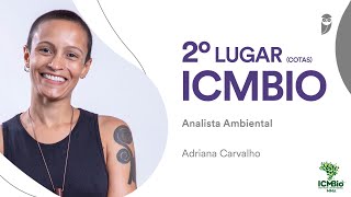 ICMBio Adriana Carvalho estudou 2 meses e conquistou o 2º lugar cotas para Analista Ambiental [upl. by Hortense975]