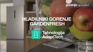 HLADILNIKI GORENJE GARDENFRESH  AdaptTech tehnologija [upl. by Hgalehs]