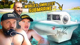 Worlds Smallest Submarine Durability Test with WhistlinDiesel [upl. by Nosaes]