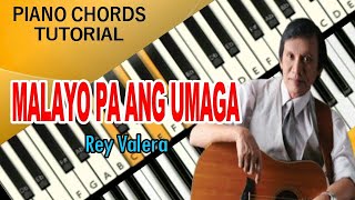 Malayo Pa ang Umaga  Rey Valera  Piano Chord Tutorial [upl. by Wind]