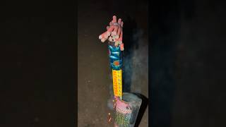 Parachute rocket pe lagaya maal firecrackers fireworks diwali fyp funny viralvideo 🫣😱😶‍🌫️ [upl. by Nellir]