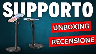 Porta Telefono AndroidiOS Supporto per ActionCam Video Unboxing Recensione [upl. by Adnohral]