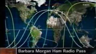 Barbara Morgan KD5VNP Ham Radio Pass on ISS [upl. by Ednutabab]