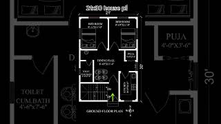 21X30 house plan housedesign floorplan houseplans homedesign architecture shorts homeplan [upl. by Biron713]