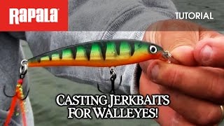 Rapala XRap® for Walleye HOW TO FISH [upl. by Ahsitul]