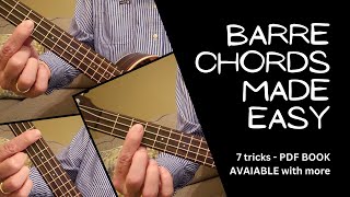 Barre Chords Made Easy on the Ukulele Better Barre Chords in 7 Days  Beginner Lessons [upl. by Sorips941]