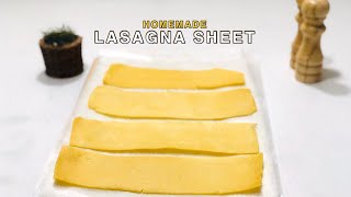 HOMEMADE LASAGNA SHEET  EASY HOMEMADE LASAGNA SHEET [upl. by Enael553]