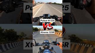 Bajaj Pulsar N 125 vs Hero Xtreme 125R 🔥 Gear Challenge shorts xtreme125r [upl. by Zingg734]