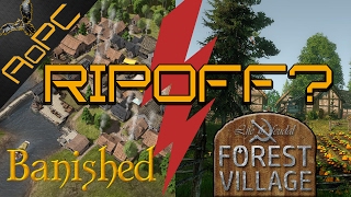 Banished vs Life is Feudal Forest Village  Differences and is it a ripoff [upl. by Sudoeht]