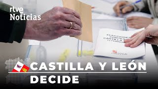 ELECCIONES CASTILLA Y LEÓN vive una JORNADA ELECTORAL intensa e inédita I RTVE Noticias [upl. by Sixela]