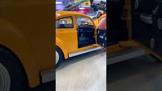 118 scale metal Volkswagen Beetle classic toy car with lights and engine sounds [upl. by Ocinemod]