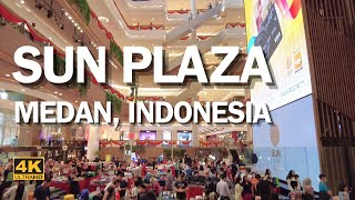 Inside a Huge Indonesia Shopping Mall  Sun Plaza Medan Walking Tour 4K [upl. by Ayetal875]