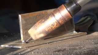 Harbor Freight MIG 170 Flux Core Welding 18 Steel [upl. by Ahsinot378]