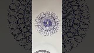 Spirograph Art 🤏 shorts spirograph viral trending youtubeshorts skills pattern art asmr [upl. by Levitus]