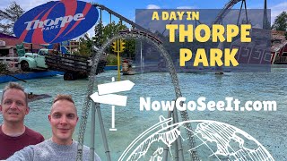 THORPE PARK The Ultimate British Theme Park Experience [upl. by Nahtonoj422]