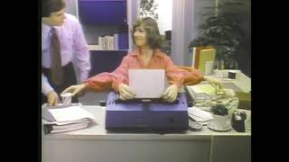 IBM Commercial Woman Multi Tasking 1980 [upl. by Rudwik971]