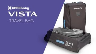 UPPAbaby Vista Stroller  Fitting the Vista in the Travel Bag [upl. by Cirdet]