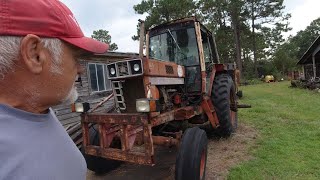 Will it START Found A 45 YR old INTERNATIONAL 1486 TRACTOR [upl. by Gnivre]