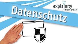 Datenschutz einfach erklärt explainity® Erklärvideo [upl. by Barsky]