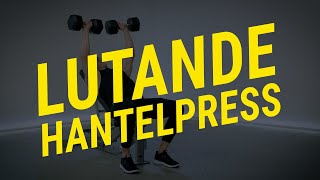 Lutande hantelpress Teknik och utförande  Gymgrossisten [upl. by Bittencourt]