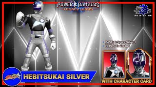 Hebitsukai Silver mod Gameplay with Character Card  Power Rangers Legacy Wars [upl. by Stormi]