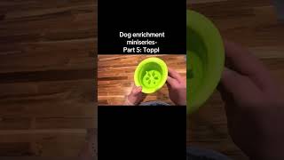 Dog Enrichment Mini Series Part 5 Toppl [upl. by Leela]