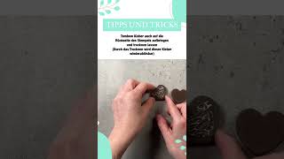 Mit Moosgummi stempeln diy stampinup basteln kreativ papierbasteln tipps tricks [upl. by Anaujnas]