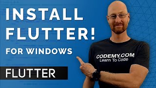 How To Install Flutter For Windows  Build Flutter Apps 1 [upl. by Ro]