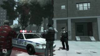 GTA IV police chase and takedown LCPD First Response [upl. by Votaw]