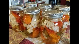 How To Pickle And Can Mixed Veggies [upl. by Samantha]