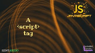 JavaScript A script tagszint kezdő [upl. by Amato]