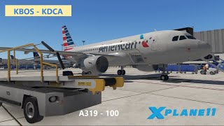 Airbus A319  100  KDCA River Visual  Vatsim [upl. by Alegna660]