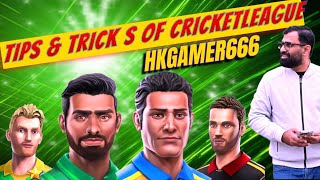 Cricket League tips and tricks  cricketleague [upl. by Nipha791]