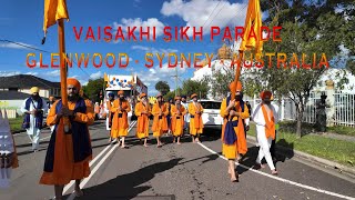 Vaisakhi Nagar Kirtan  Sikh Parade  Sydney  Glenwood  Australia 21st April 2024 [upl. by Eeliak]