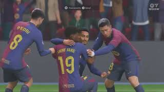 EA FC 25 Online Season I Won 40 With Barcelona vs Someone Using Manchester City [upl. by Adigirb]