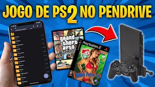 COMO COLOCAR JOGOS DE PS2 NO PENDRIVE PELO CELULAR  SÓ PLUGAR E JOGAR [upl. by Balbur]