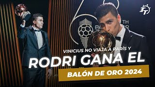 RODRI LE ARREBATA EL BALÓN DE ORO 2024 A VINICIUS JR [upl. by Ratna]