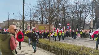 Strajk Protest Rolników Kraków 20032024 [upl. by Ellehcram26]