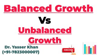 Balanced Growth Vs Unbalanced Growth  Balanced Growth  Unbalanced Growth  Economics  UGC CUET [upl. by Amlus777]